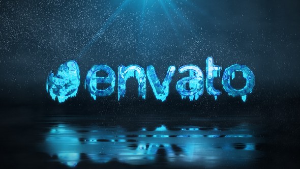 Videohive Frozen Winter Logo Reveal Logo Stings template preview