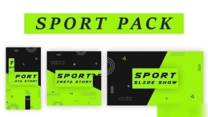 Videohive Sports Design Template Pack Video Displays template preview