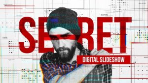 Videohive Secret Digital Slideshow Video Displays template preview