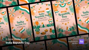 Videohive Social Media Reels - India Republic Day After Effects Project Files Openers template preview