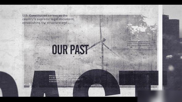 Videohive Vintage Historical Cinematic Memories Trailer Openers template preview