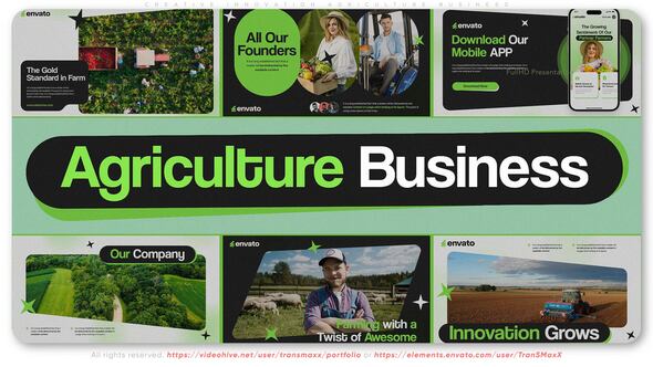 Videohive Creative Innovation Agriculture Business Openers template preview