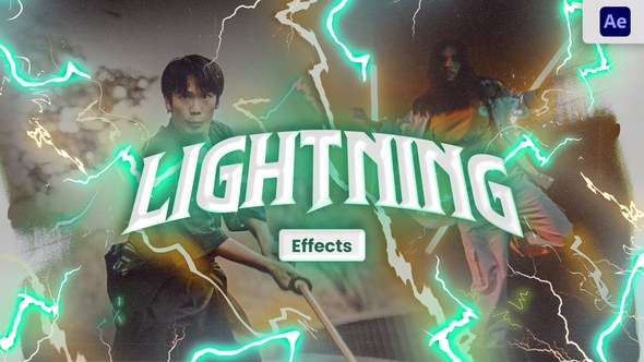 Videohive Lightning Effect Packs Elements template preview