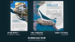 Videohive Summer Slideshow 57861838 Video Displays template preview