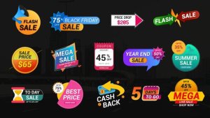 Videohive Sale Badges 60798225 Elements template preview