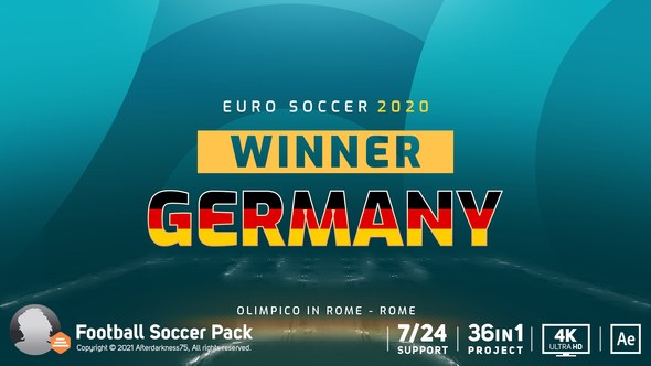 Videohive Euro Soccer 2020 Broadcast-packages template preview