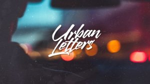 Urban Letters Video Displays template preview