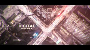 Digital Parallax Opener | Slideshow Video Displays template preview