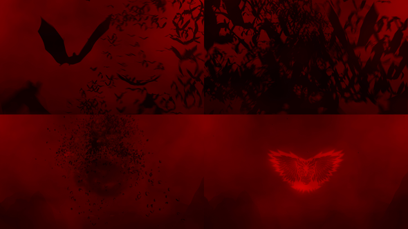 Videohive Bats Logo Reveal Logo Stings template preview