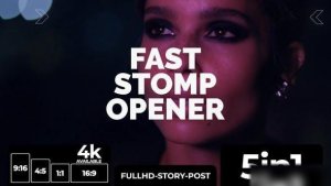 Videohive Fast Stopm Opener-5 in 1 Openers template preview