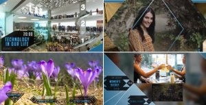 Broadcast Package Video Displays template preview