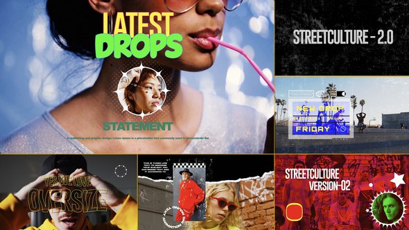Videohive Fashion Streetwear 2 Product Promo template preview