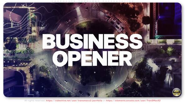 Videohive Corporate Topology Presentation Openers template preview