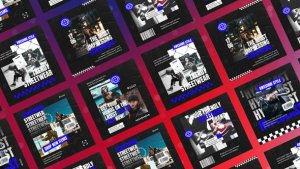 Videohive Action Powerful Streetwear Posts Product Promo template preview