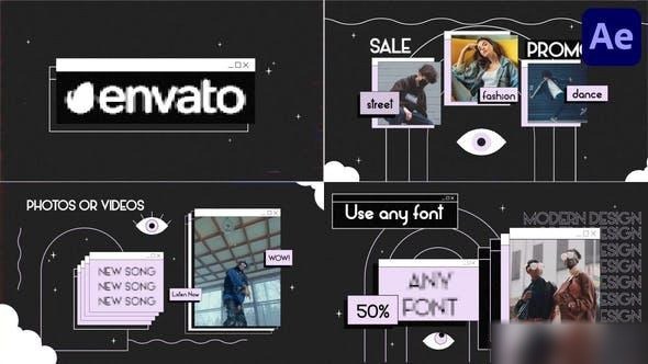 Videohive Pixelate Sale Promo for After Effects Openers template preview