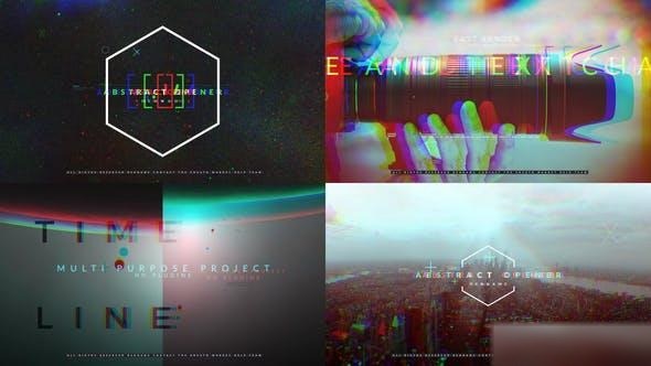 Videohive Abstract Opener 22897390 Openers template preview