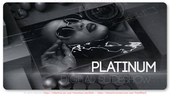 Videohive Platinum Digital Slideshow Video Displays template preview