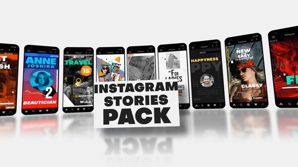 Videohive Slideshow and Instagram Pack Video Displays template preview