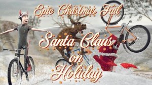 Santa Claus on Holiday - Epic Christmas Fail Video Displays template preview