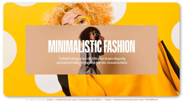 Videohive Minimal Fashion 50679371 Broadcast-packages template preview