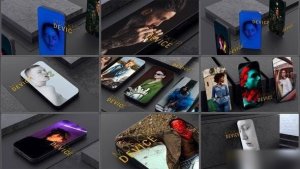 Videohive Phone Mockup Openers template preview