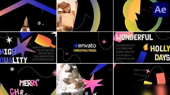 Videohive Christmas Slides | After Effects Openers template preview