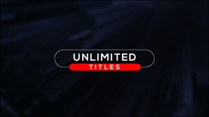 Unlimited Minimal Titles Video Displays template preview