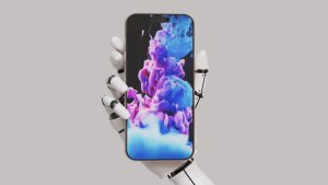 Videohive Robot Hand Phone Mockup Product Promo template preview