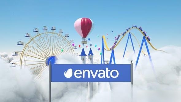 Videohive Clouds Theme Park Openers template preview