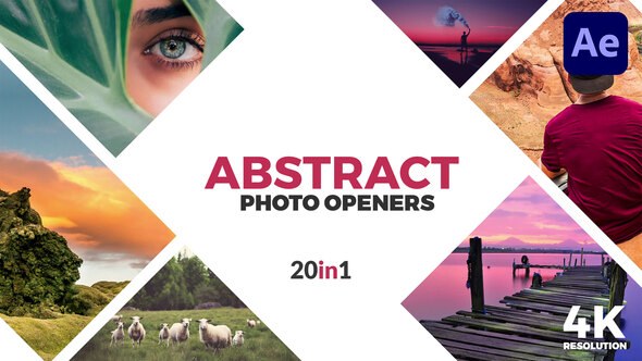 Videohive Abstract Photo Openers - Logo Reveal Openers template preview