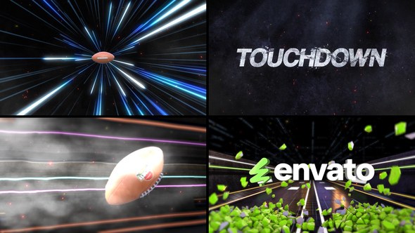 Videohive American Football Bumper 3 (2 Bumpers) Logo Stings template preview