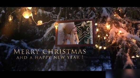Videohive Winter Forest Christmas Opener Openers template preview