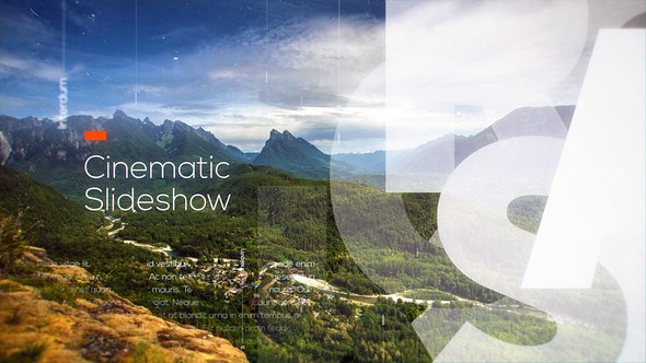 Videohive Cinematic Slideshow 21983757 Video Displays template preview