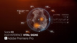 HUD Interface Vital Signs 03 Pr Premiere Pro template preview