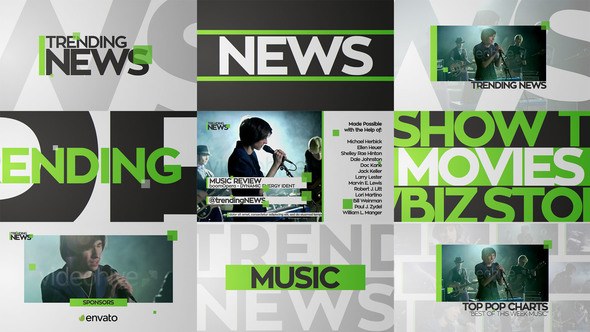 Dynamic Show Package Video Displays template preview