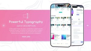 Application Modern Slideshow Video Displays template preview
