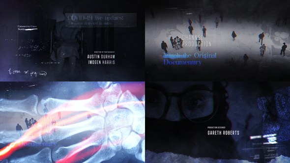 Videohive Coronavirus Movie Titles Broadcast channel Broadcast-packages template preview