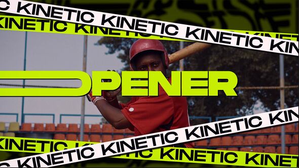 Videohive Opener Kinetic Openers template preview