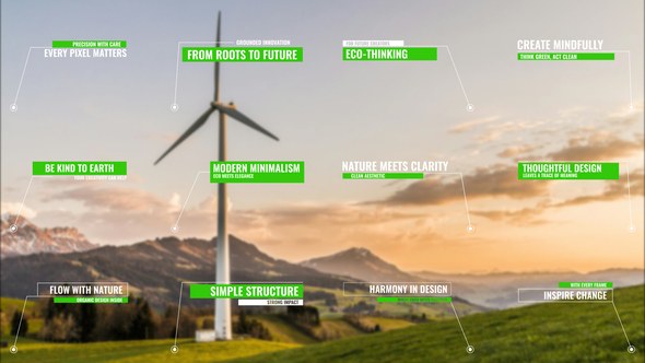 Videohive Organic Callouts Titles template preview