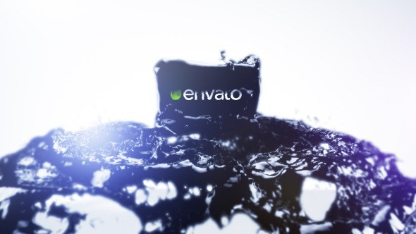 Videohive Black Liquid Logo Reveal II Logo Stings template preview