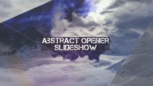 Abstract Opener - Slideshow Video Displays template preview