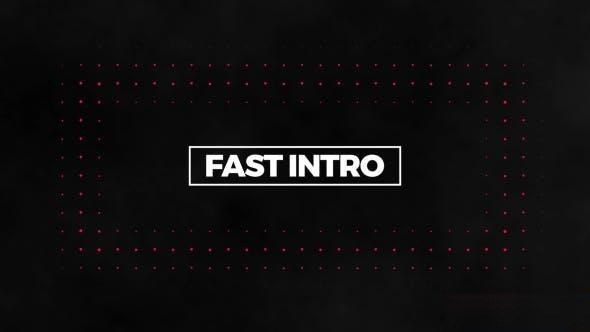 Videohive Fast Intro 21381278 Openers template preview