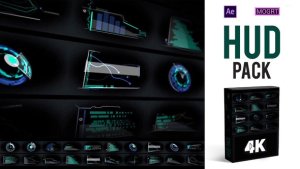 Videohive HUD Pack 4K Elements template preview
