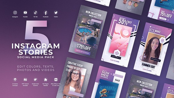 Videohive Instagram Reels Youtube Shorts Stories Product Promo template preview