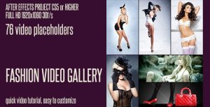 Fashion Video Gallery - Videohive Video Displays template preview