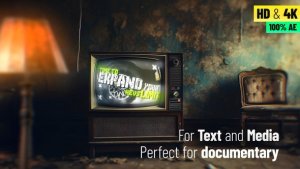 Videohive Old TV Screen Mockup Product Promo template preview