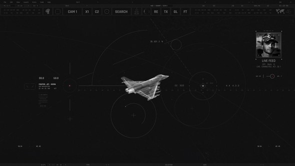 Videohive HUD Covert Operations Military2 Elements template preview
