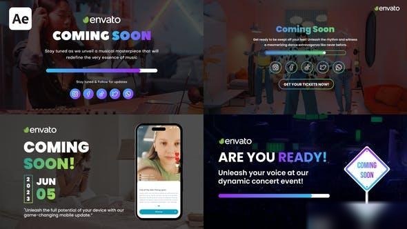 Videohive Coming Soon Overlay Openers template preview