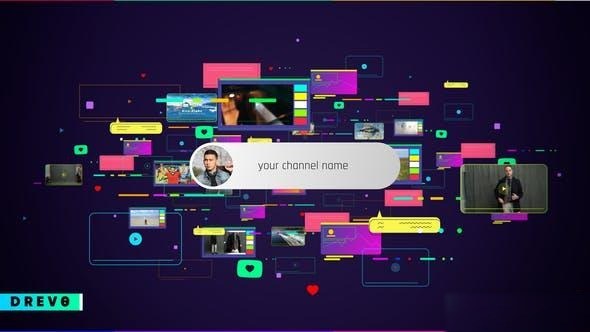 Videohive Social Media Intro 28781499 Openers template preview
