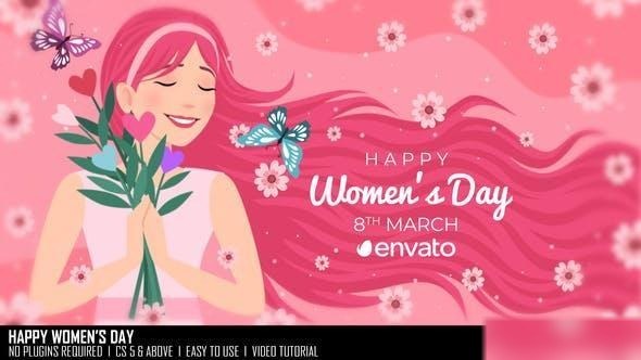 Videohive Happy Women's Day 50756852 Openers template preview